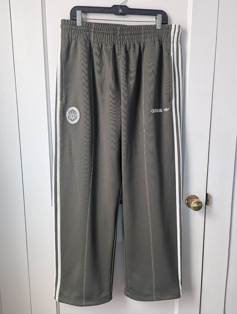 Vintage Adidas x Muhammad Ali Sweatpants Mens Size Large Khaki Green Olive